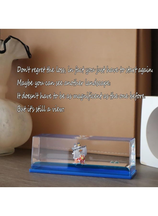Unsinkable Boat in a Box, Cruise Ship Toy, Fluid Drift Bottle, Model Decoration, Home Decoration Toys Gift (D) - Image 3